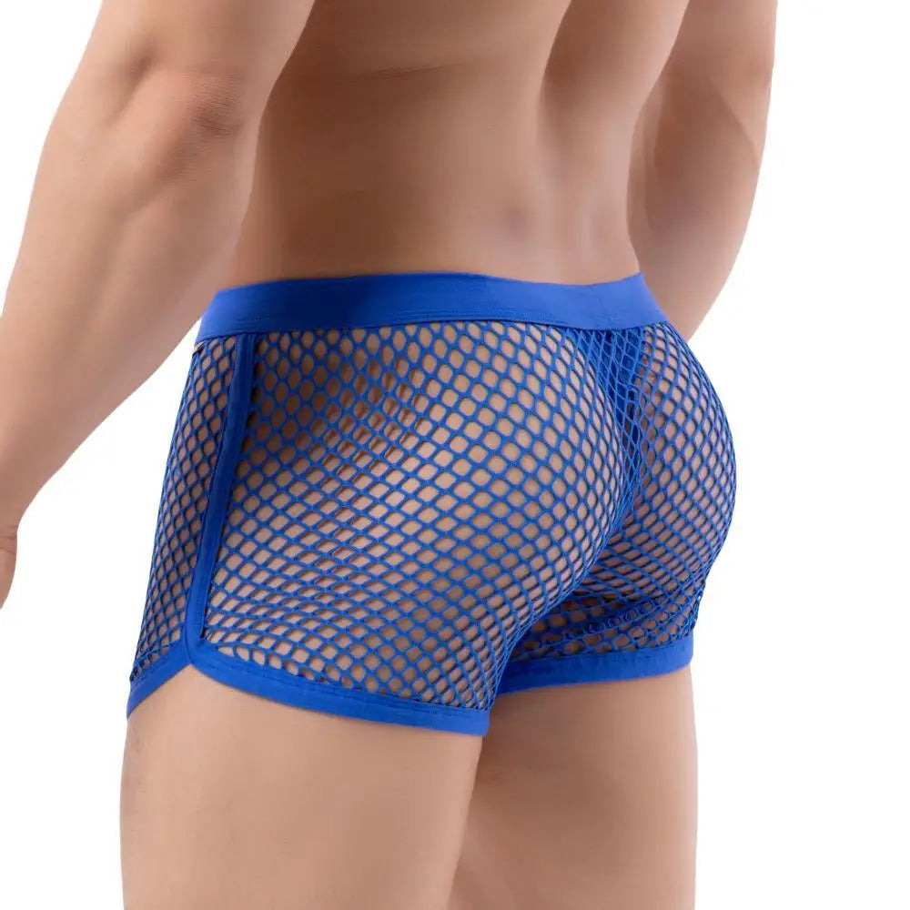 Afterparty Mesh Thong Shorts | dmunderwear detail image 6