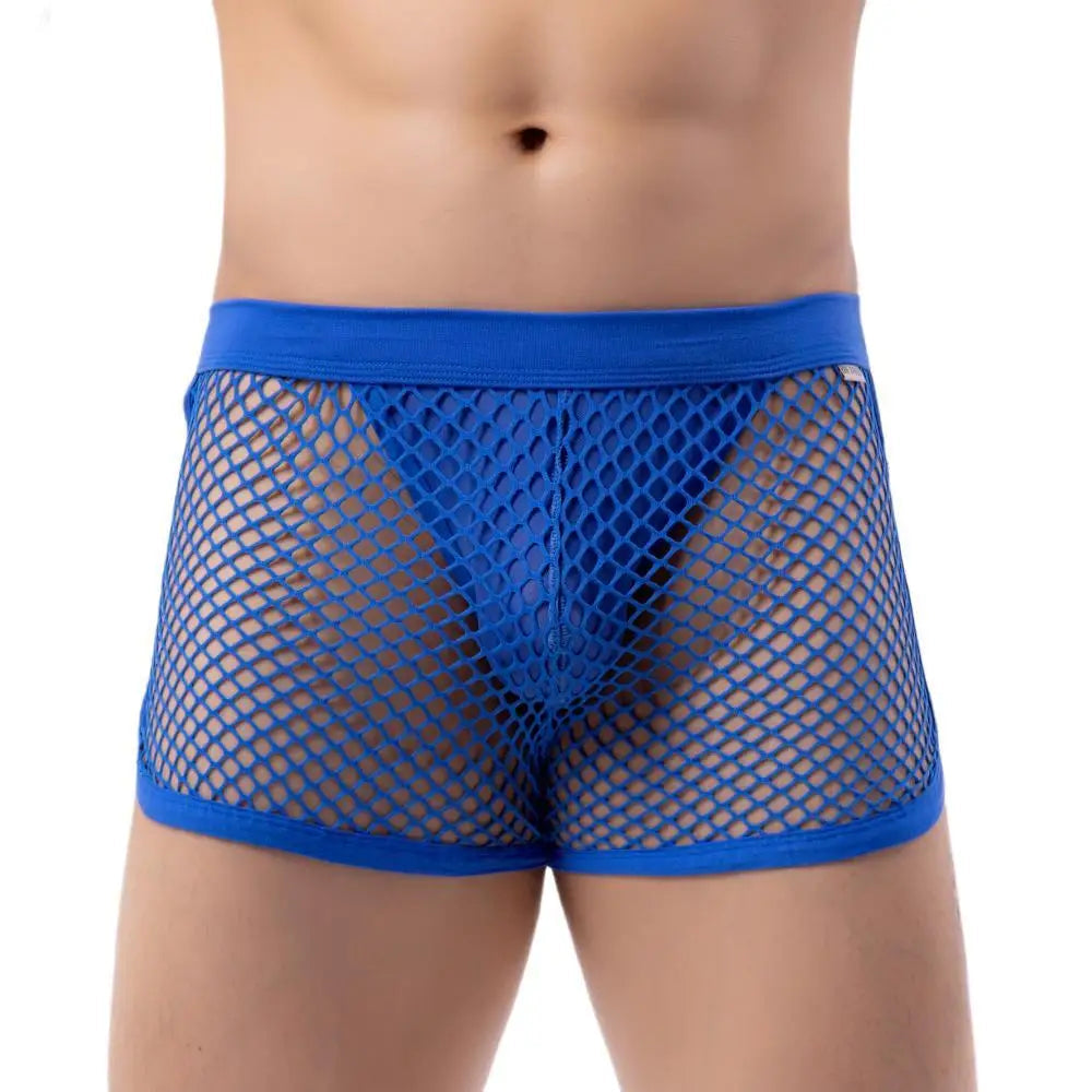 Afterparty Mesh Thong Shorts | dmunderwear detail image 7