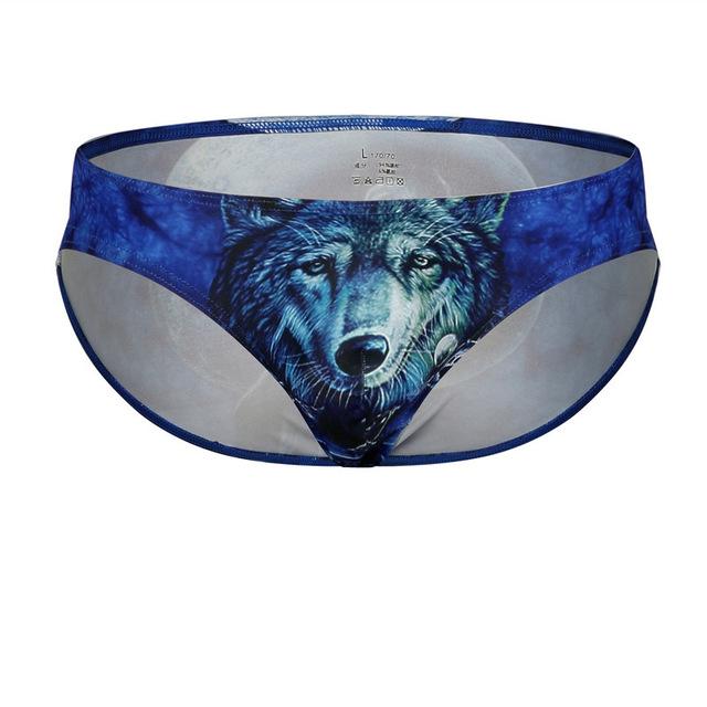 Animal Print Bikini Briefs | dmunderwear detail image 2