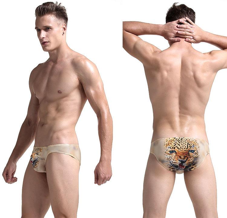 Animal Print Bikini Briefs | dmunderwear detail image 9