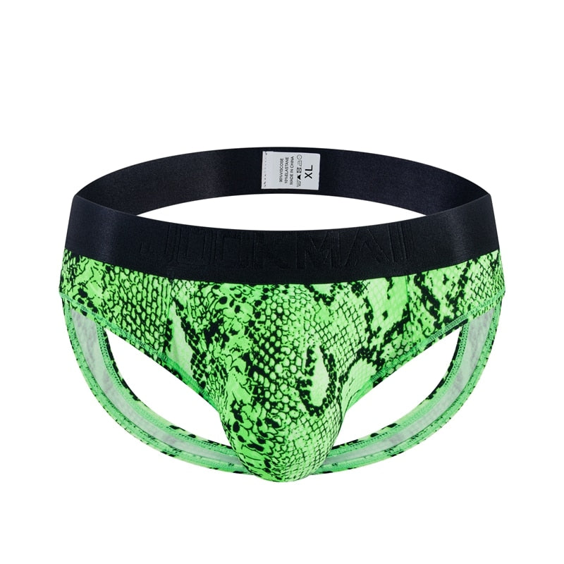 Animal Print Jock Briefs | dmunderwear detail image 2