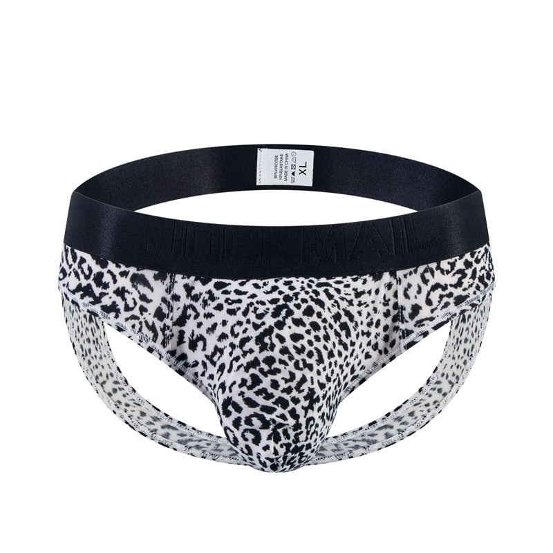 Animal Print Jock Briefs | dmunderwear detail image 7