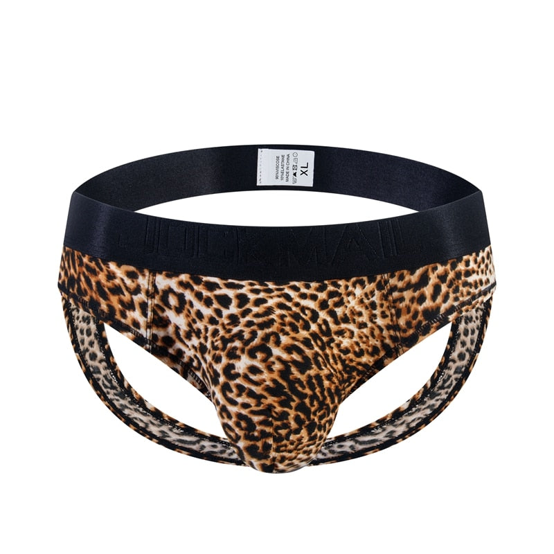Animal Print Jock Briefs | dmunderwear detail image 8