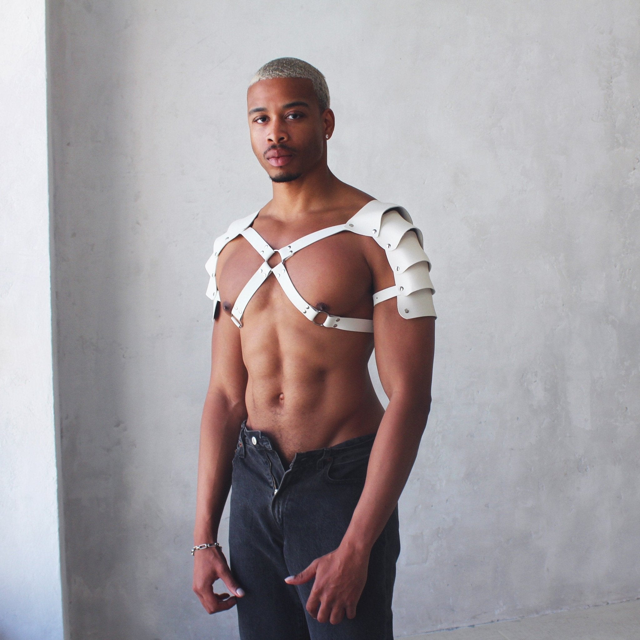 Armored Dual Shoulder Harness | dmunderwear detail image 2