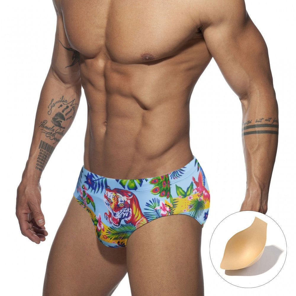 Asian Tiger Swim Briefs | dmunderwear detail image 5