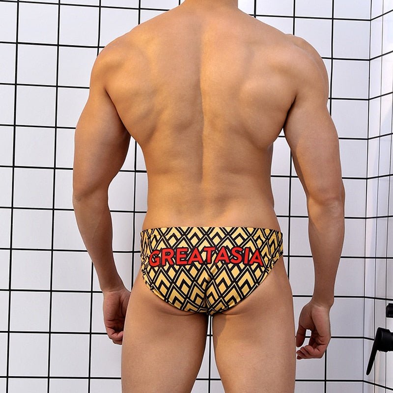 Aztec Swim Briefs | dmunderwear detail image 5