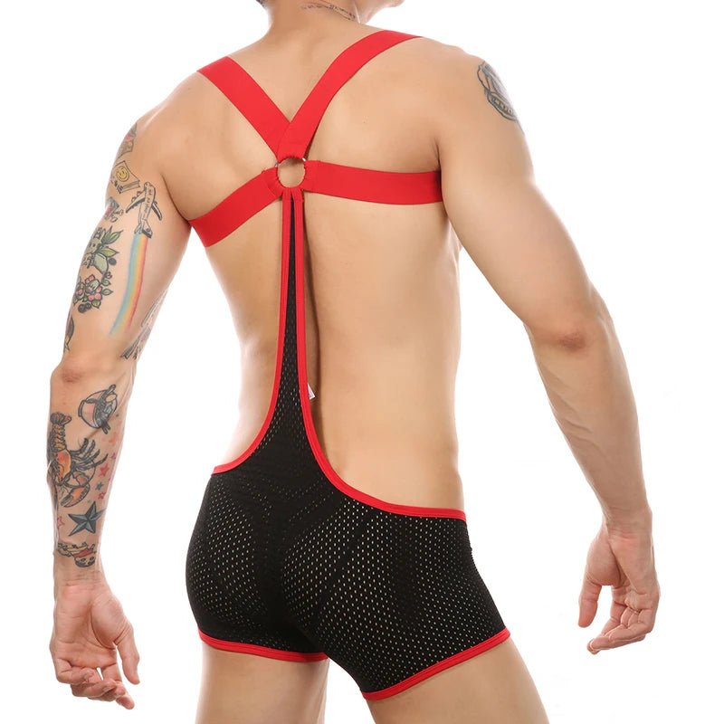 Backpack Surprise Mesh Singlet | dmunderwear detail image 12