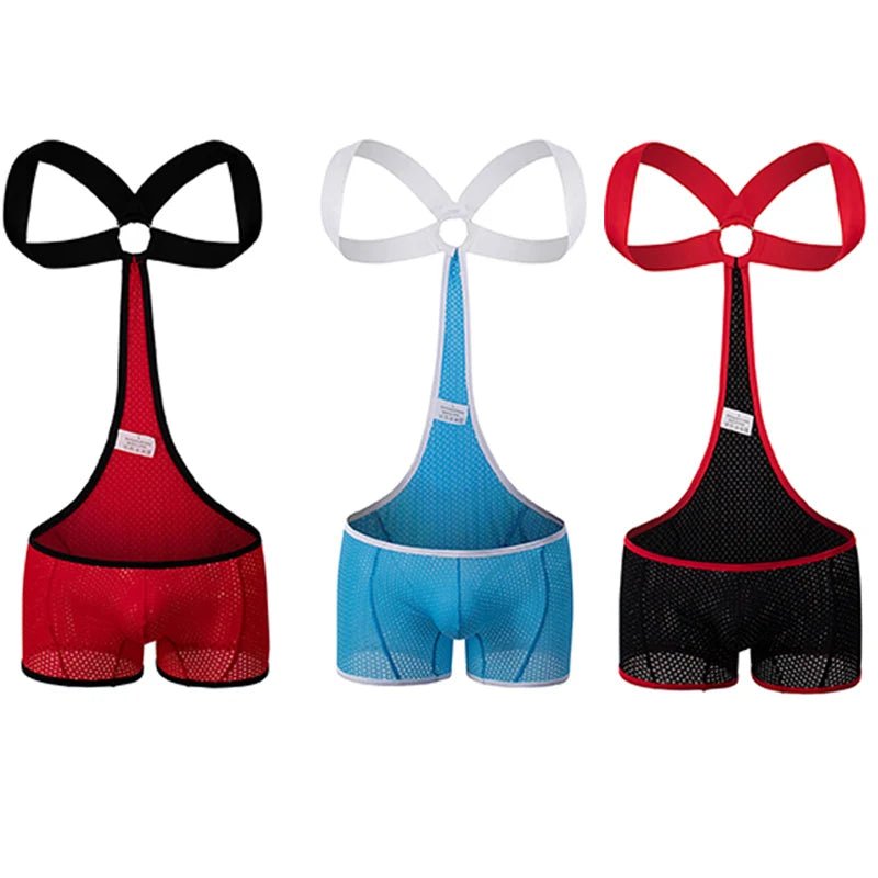 Backpack Surprise Mesh Singlet | dmunderwear detail image 3