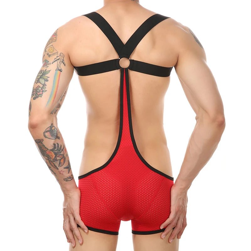 Backpack Surprise Mesh Singlet | dmunderwear detail image 6