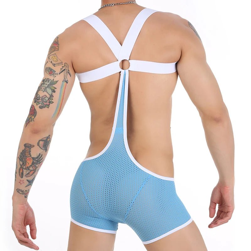 Backpack Surprise Mesh Singlet | dmunderwear detail image 9