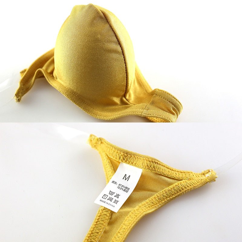 Barely There Swim Briefs + Thong | dmunderwear detail image 5