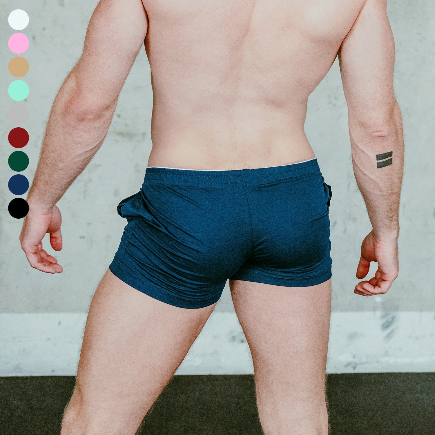 Basic Skinny Sweat Shorts | dmunderwear detail image 2