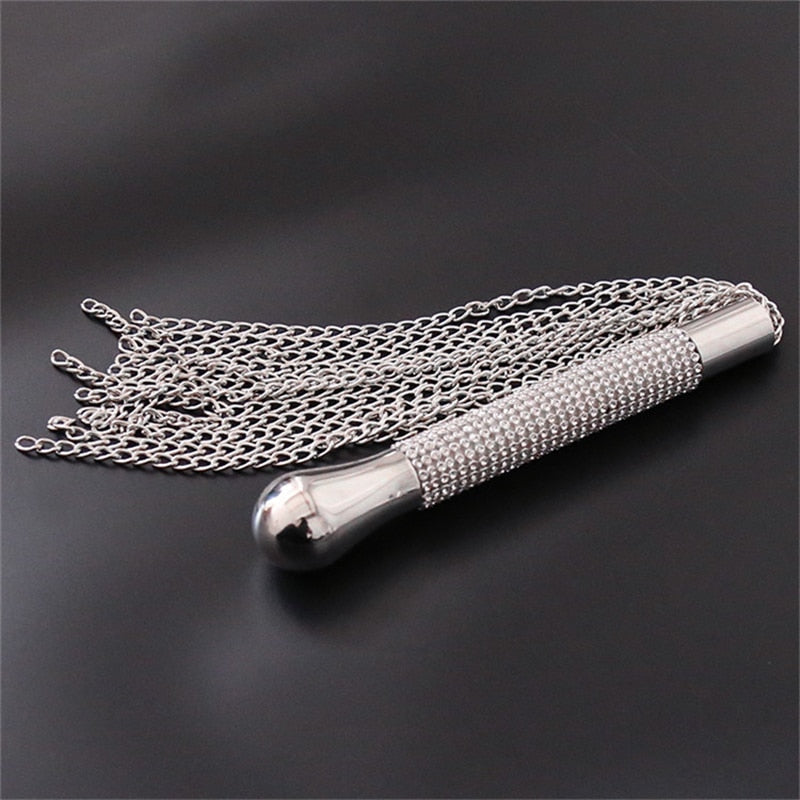 BDSM Stainless Steel Chain Whip | dmunderwear detail image 3