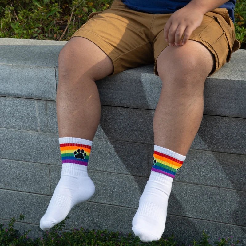 Bear Rainbow Socks | dmunderwear detail image 5