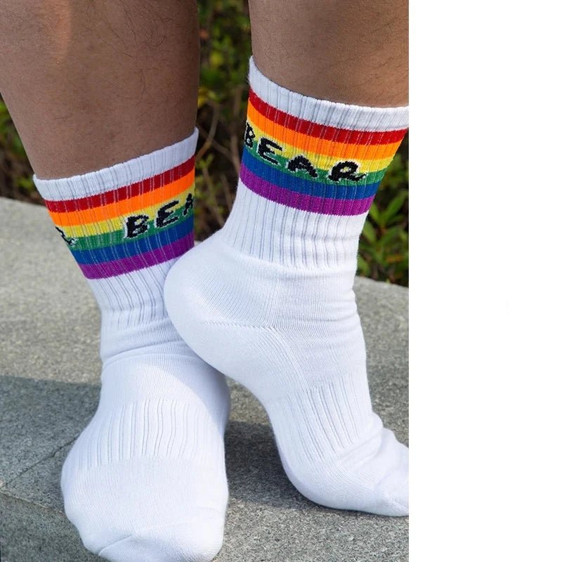 Bear Rainbow Socks | dmunderwear