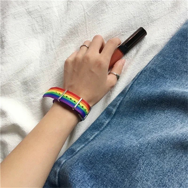 Belt Buckle Rainbow Bracelet | dmunderwear product image 5