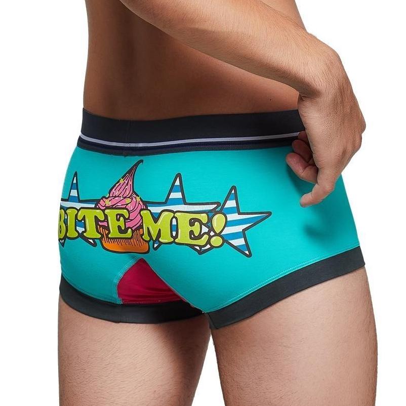 Bite Me Print Boxers | dmunderwear detail image 4