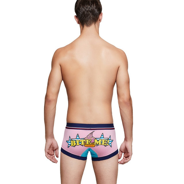 Bite Me Print Boxers | dmunderwear detail image 7