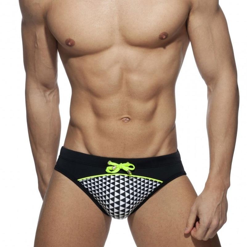 Black and White Swim Briefs | dmunderwear