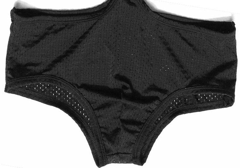 Black Breathable Mesh Gay Bodysuit | dmunderwear detail image 5