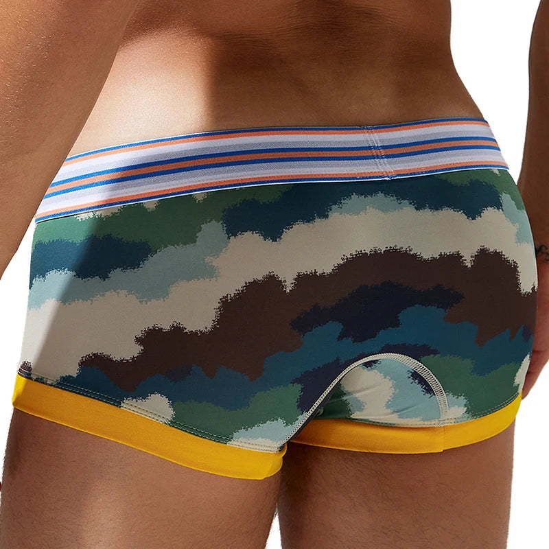 Blotchy Pouched Camo Trunks | dmunderwear detail image 2