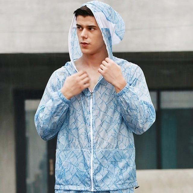 Blue Rain Transparent Hoodie + Shorts + Pants | dmunderwear detail image 7