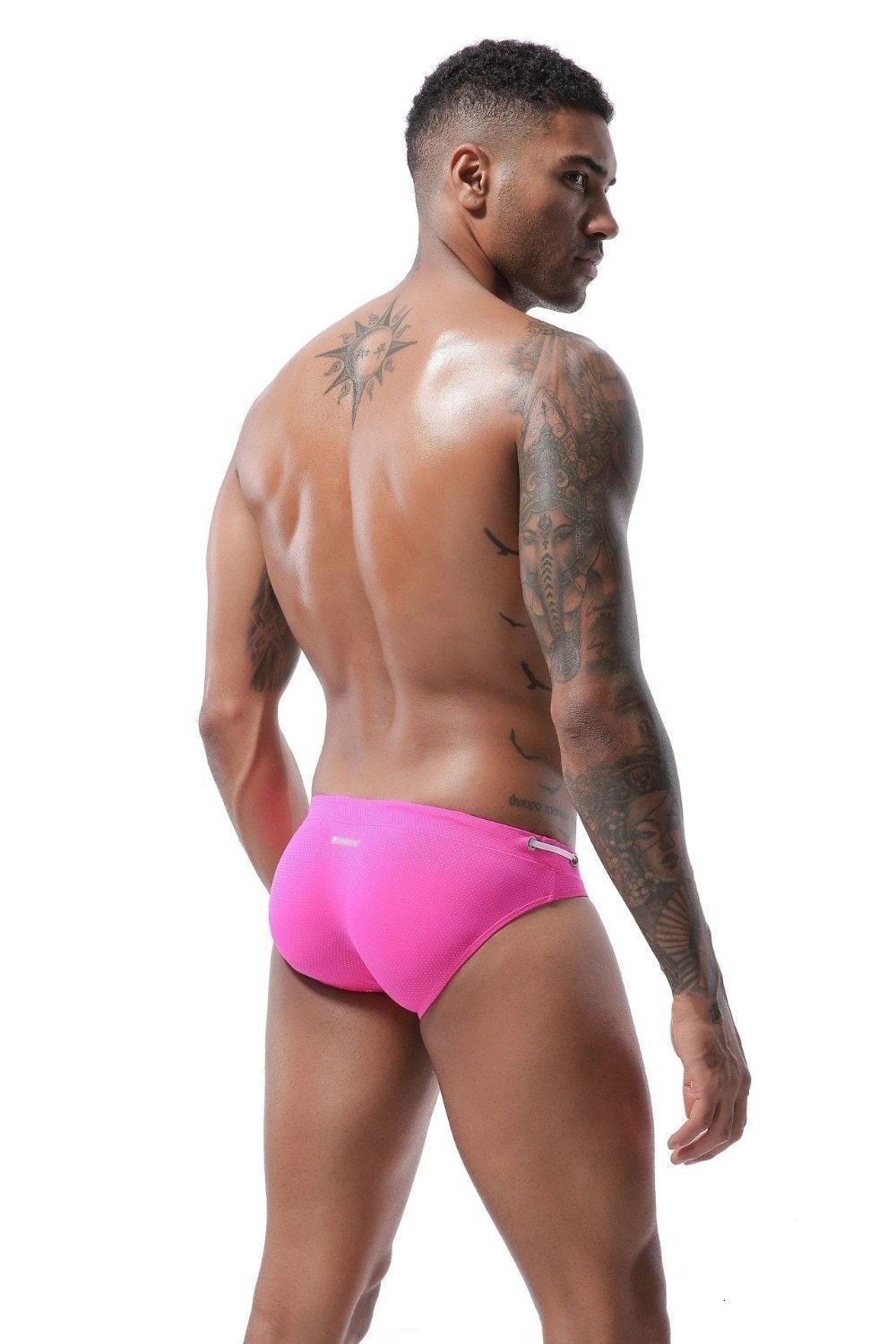 Bold Bowtie Captain Swim Briefs | dmunderwear detail image 14