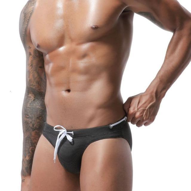 Bold Bowtie Captain Swim Briefs | dmunderwear detail image 17