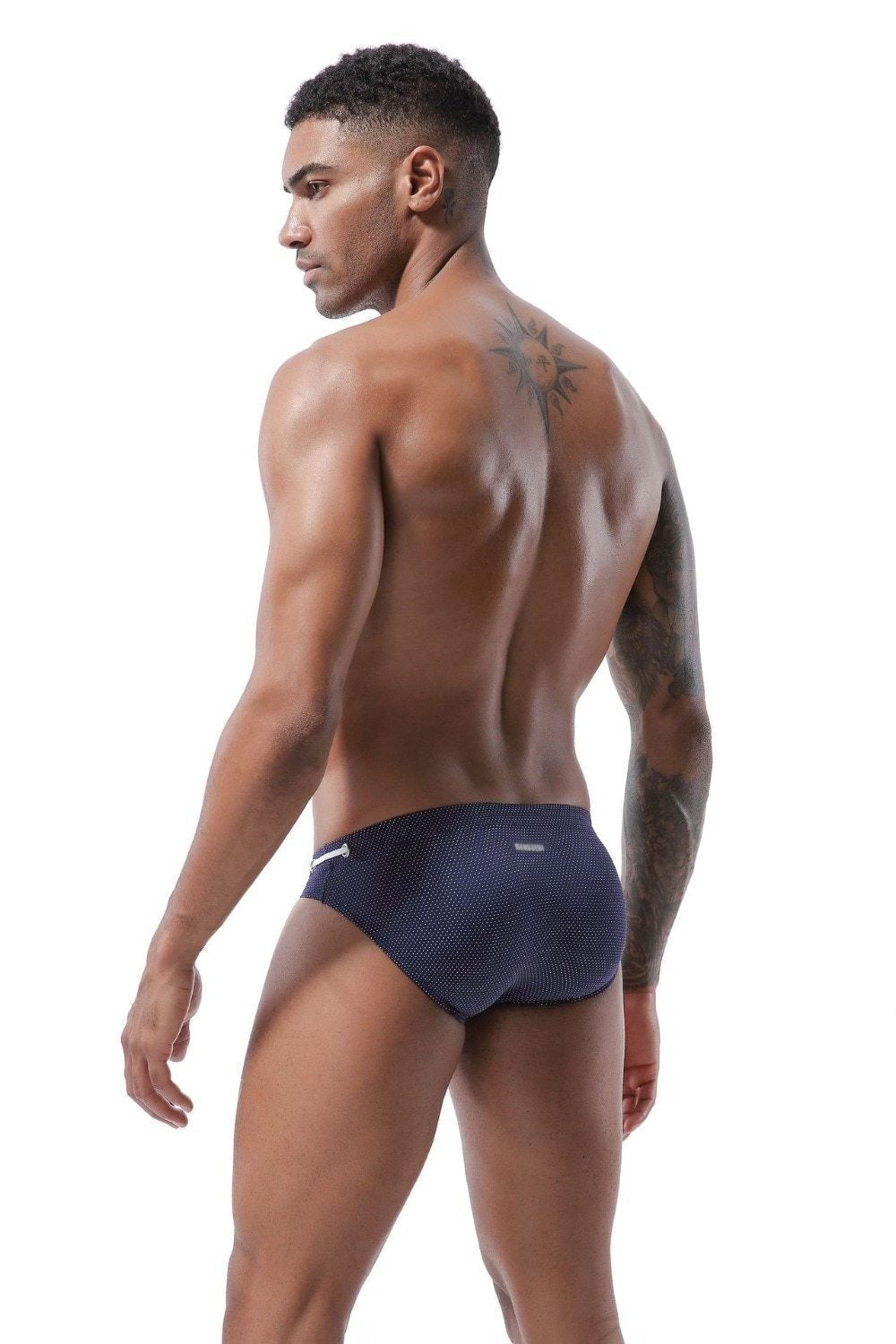 Bold Bowtie Captain Swim Briefs | dmunderwear detail image 5