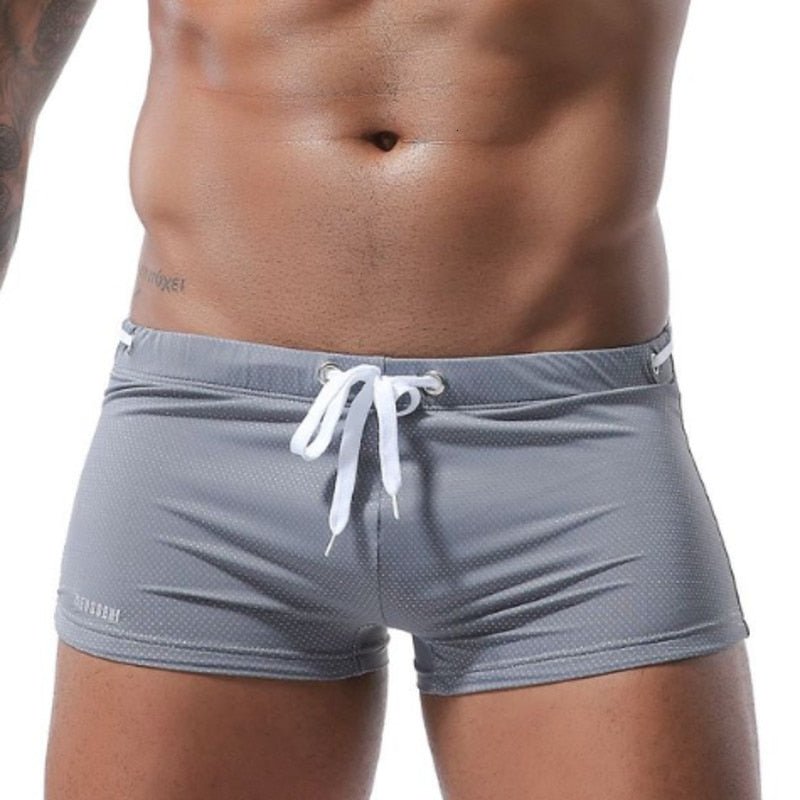 Bold Bowtie Captain Swim Trunks | dmunderwear detail image 11
