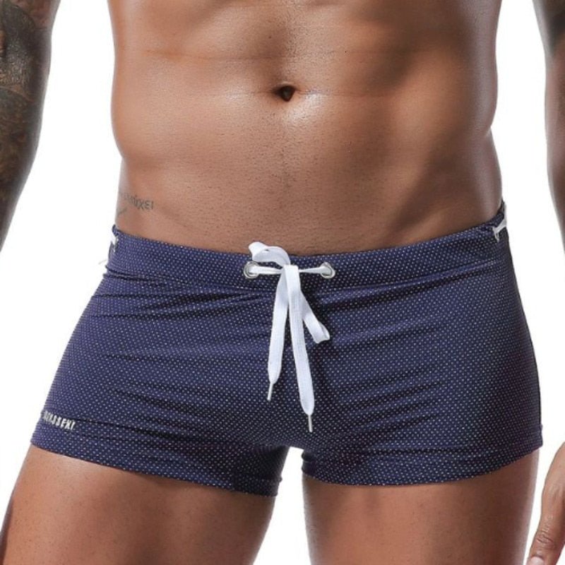 Bold Bowtie Captain Swim Trunks | dmunderwear detail image 12