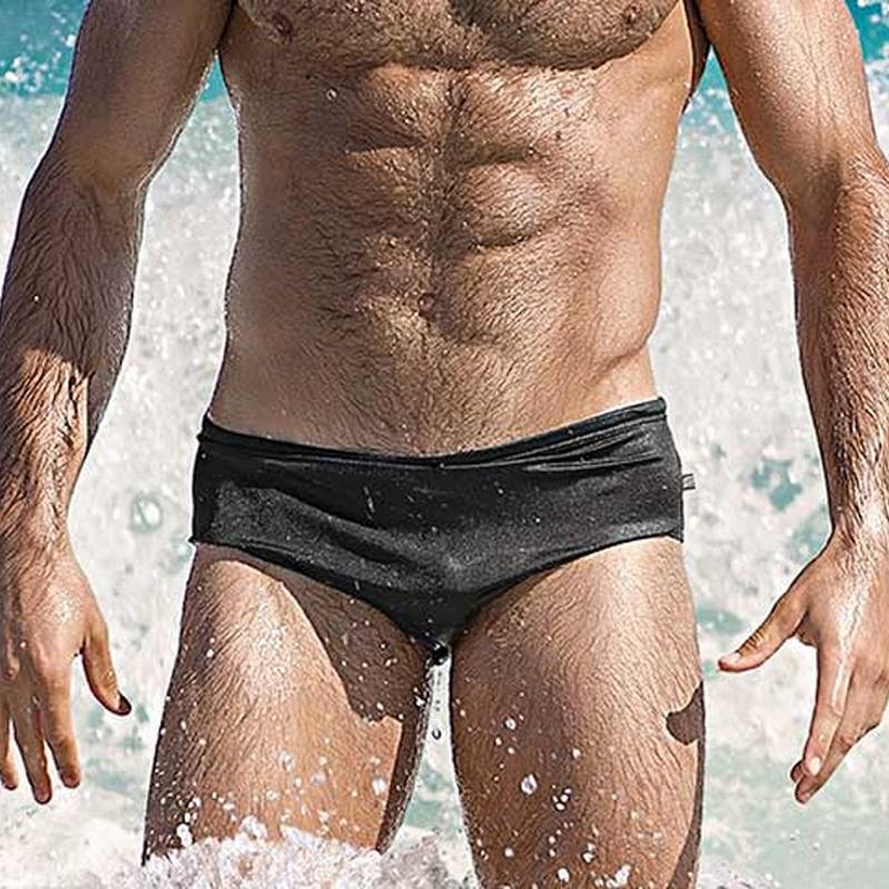 Bold Solid Swim Briefs | dmunderwear detail image 10