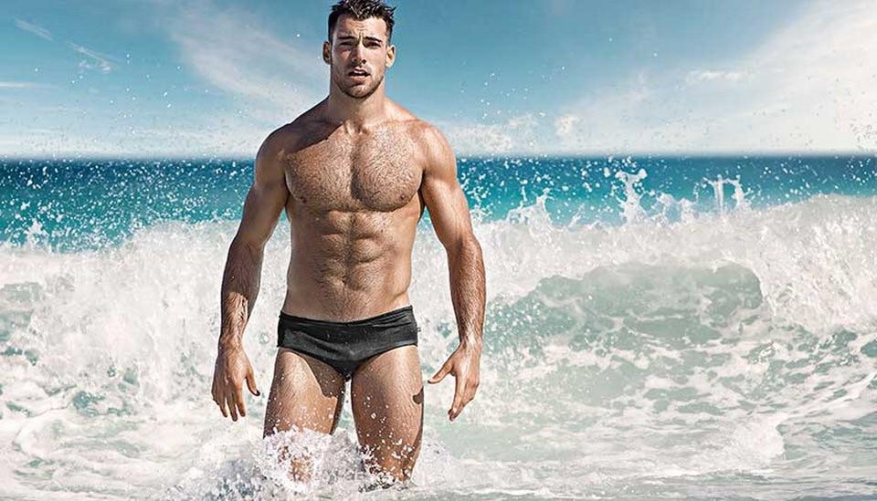 Bold Solid Swim Briefs | dmunderwear detail image 11