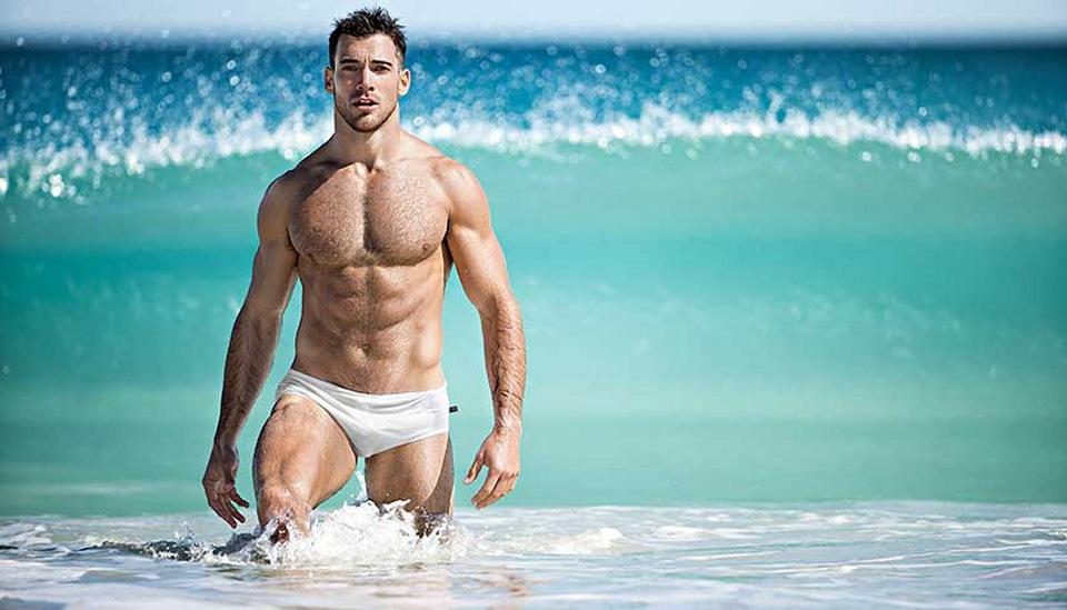 Bold Solid Swim Briefs | dmunderwear detail image 4