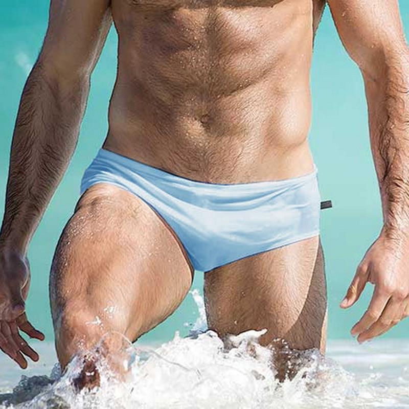 Bold Solid Swim Briefs | dmunderwear detail image 7