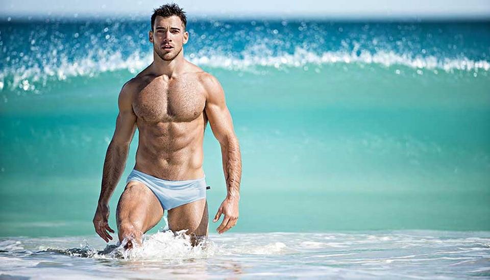 Bold Solid Swim Briefs | dmunderwear detail image 8
