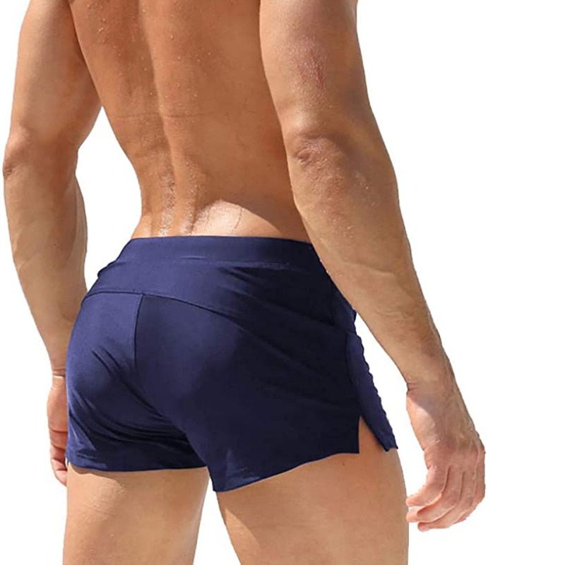 Bold Vert Pocketed Swim Trunks | dmunderwear detail image 4