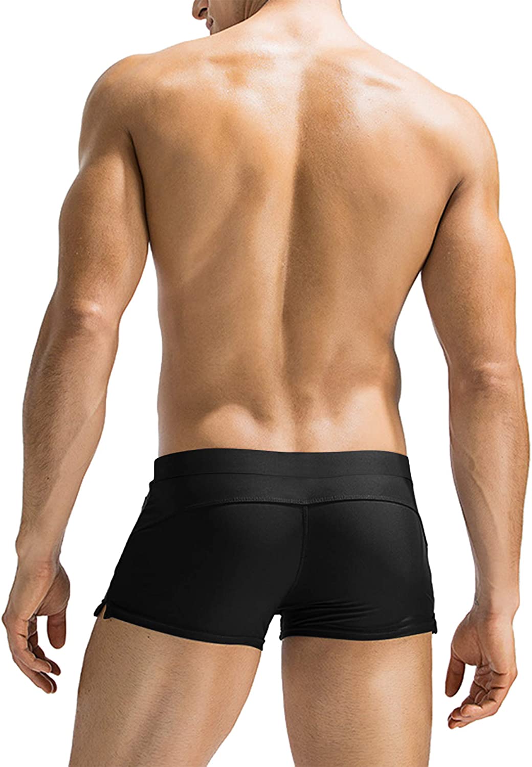 Bold Vert Pocketed Swim Trunks | dmunderwear detail image 6