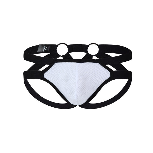 Bondage Metal Ring Jockstrap | dmunderwear detail image 7