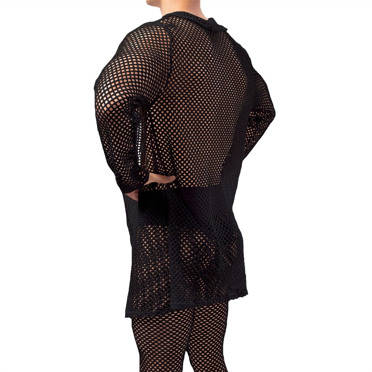 Bowtie Mesh Robe + Pants | dmunderwear detail image 6