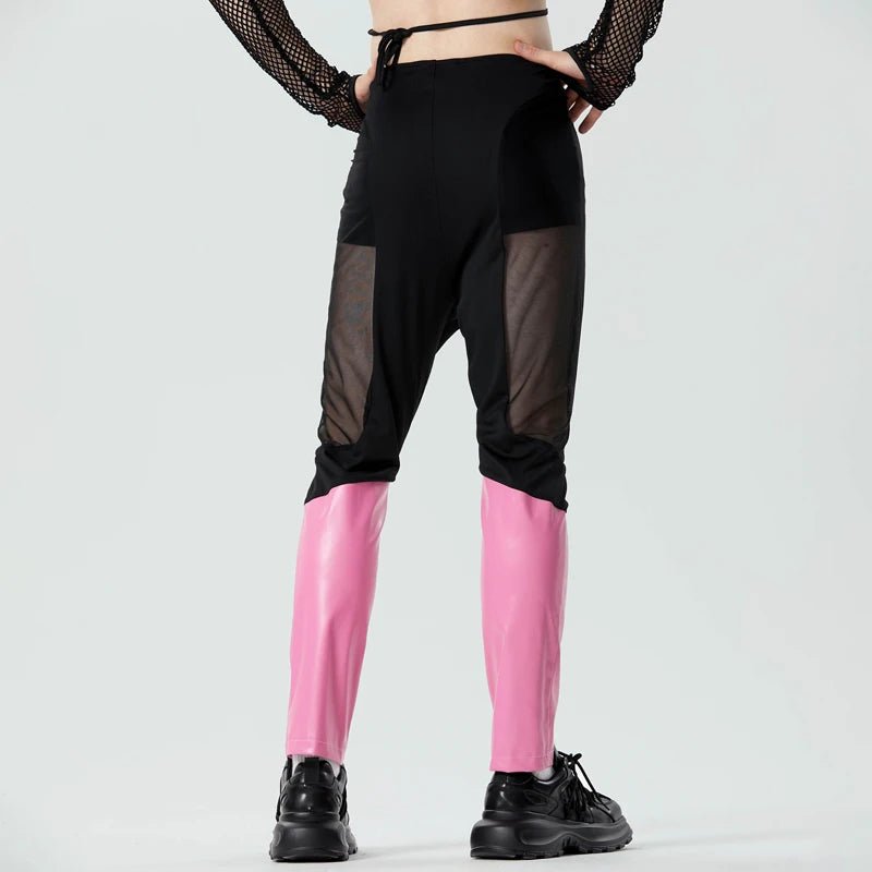 ORVLS Boxer Laced Mesh Rave Pants | dmunderwear detail image 10