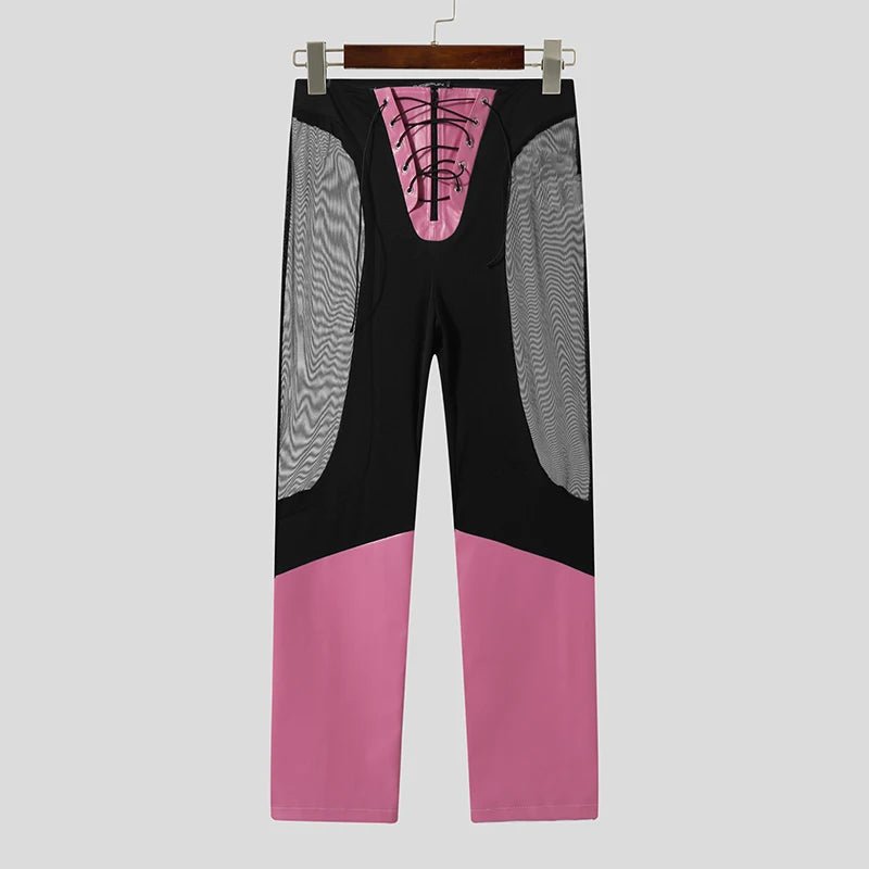 ORVLS Boxer Laced Mesh Rave Pants | dmunderwear detail image 12