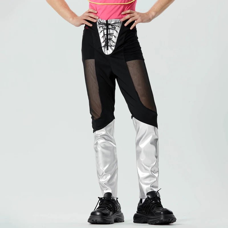 ORVLS Boxer Laced Mesh Rave Pants | dmunderwear detail image 6