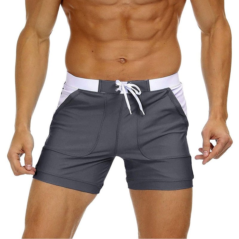 Boxer Stripe Swim Trunks | dmunderwear detail image 10