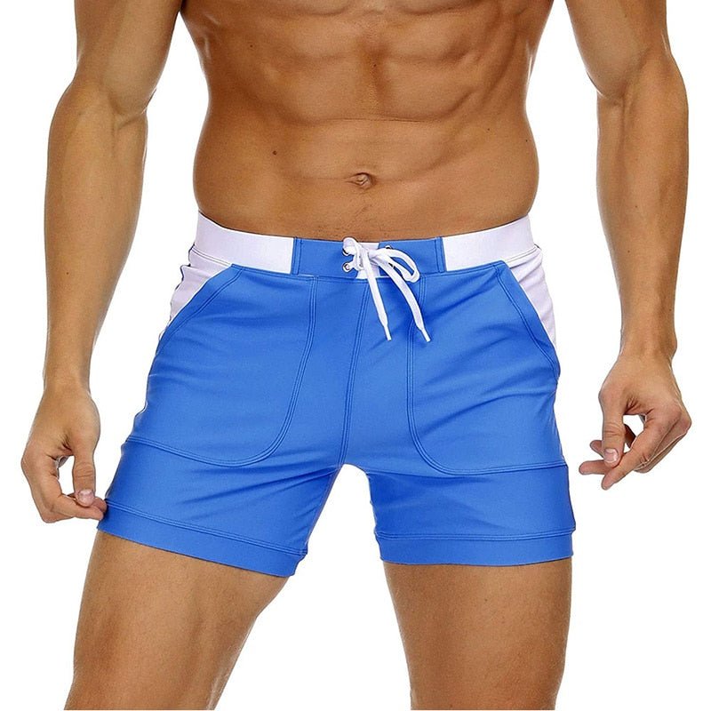 Boxer Stripe Swim Trunks | dmunderwear detail image 11