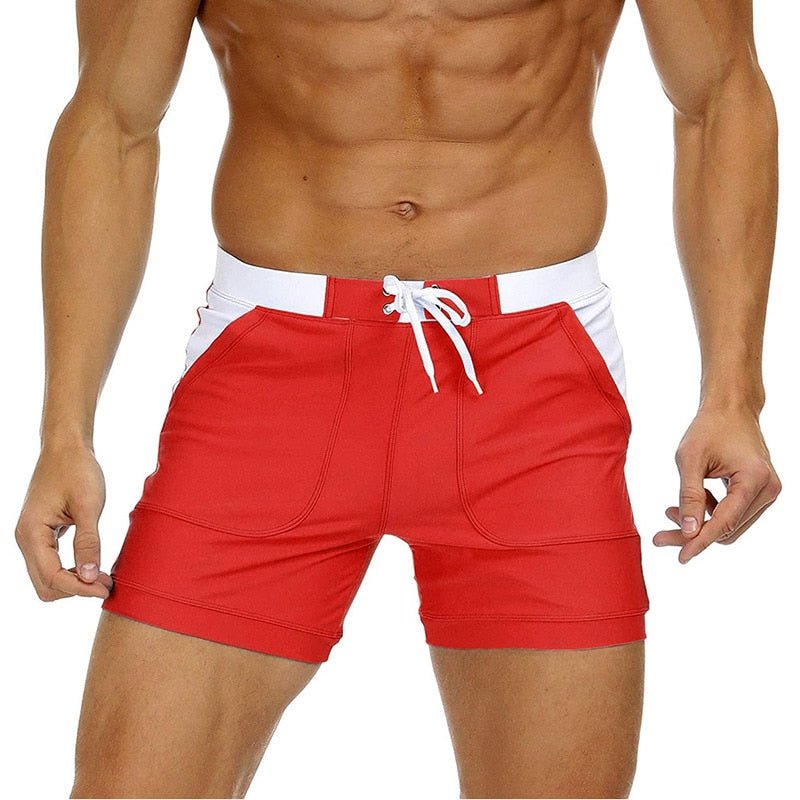 Boxer Stripe Swim Trunks | dmunderwear detail image 12