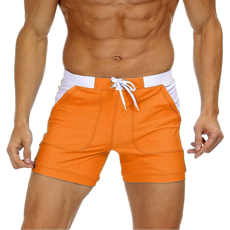Boxer Stripe Swim Trunks | dmunderwear detail image 13