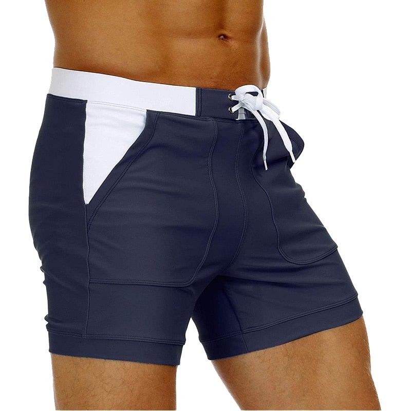 Boxer Stripe Swim Trunks | dmunderwear detail image 5