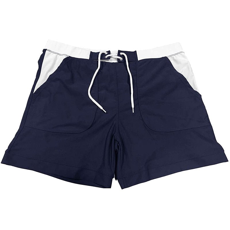 Boxer Stripe Swim Trunks | dmunderwear detail image 9