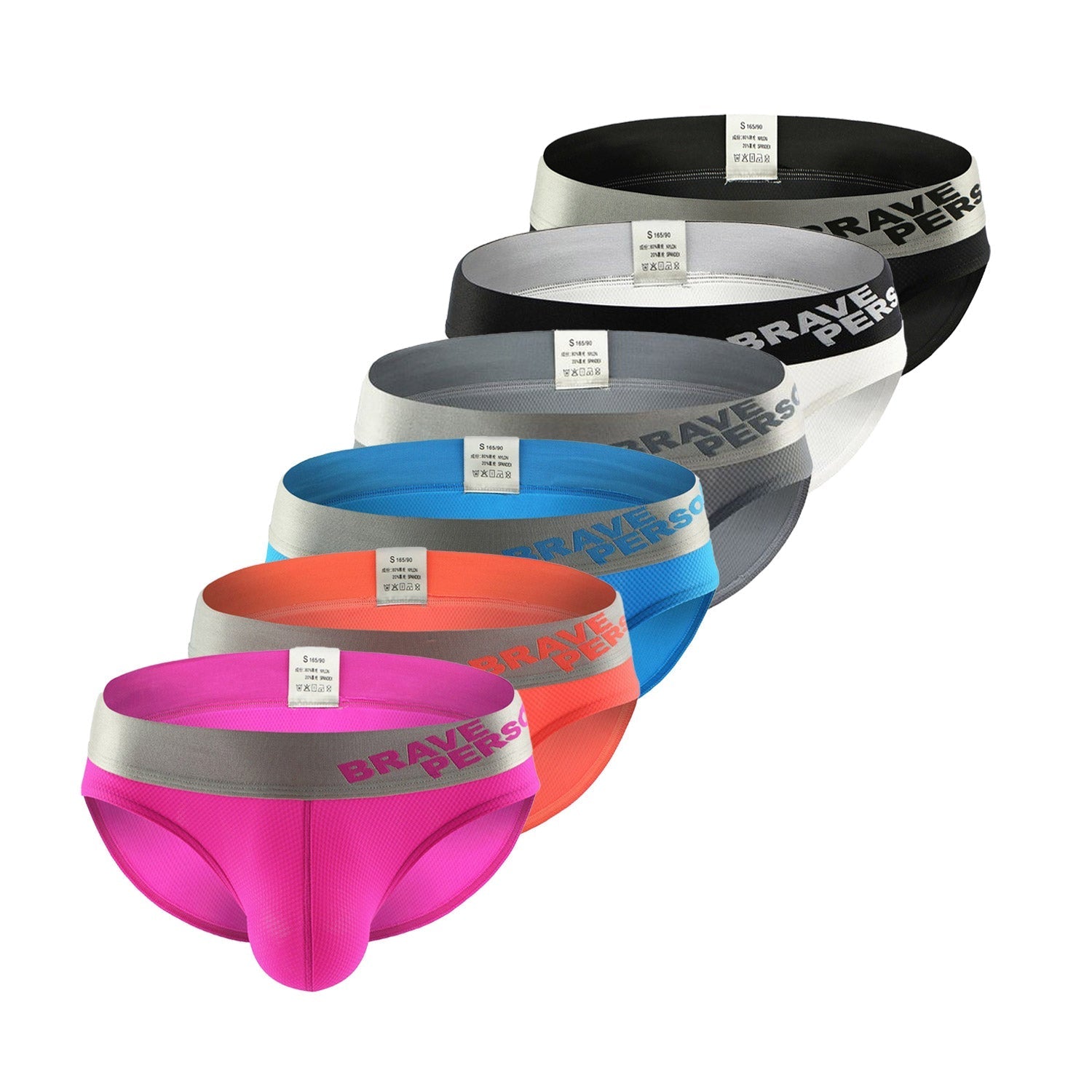 Brave Person Bold Band Briefs 3-Pack | dmunderwear